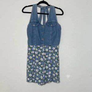 True Blue romper skort